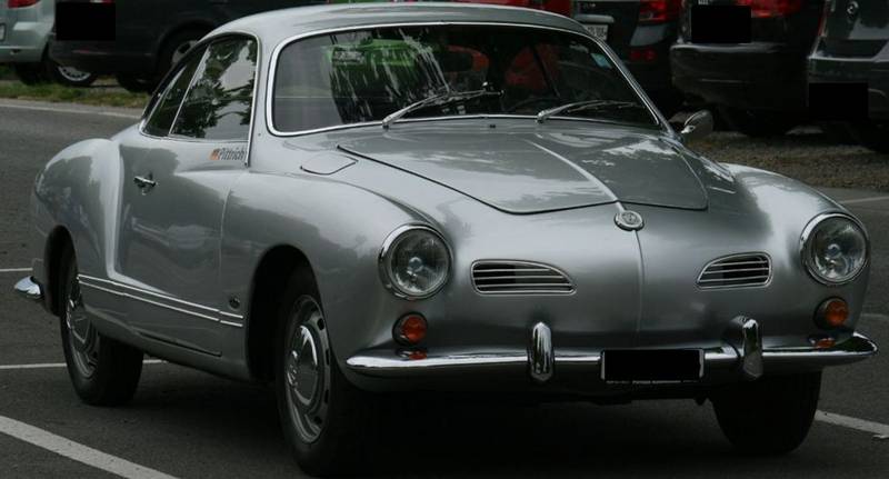 Der silberne Karmann Ghia Typ 14 von Stefan L. Pittrich