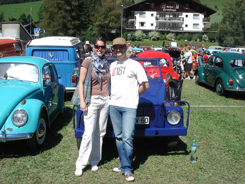 Nicole und Manuel echte coole "Luftgekühlte"! Gerne wieder im Convoy zum VW Treffen 